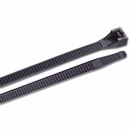 MARINCO 15 in. UV Black Heavy Duty Cable Zip Ties 199260